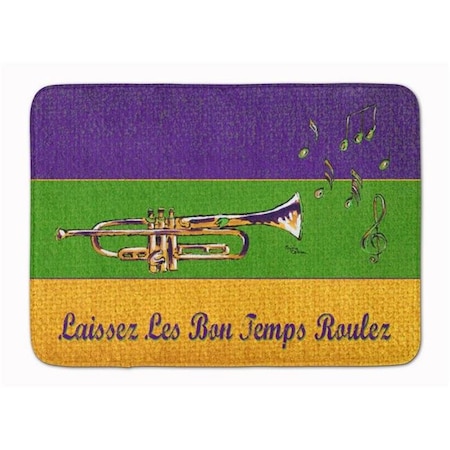 Carolines Treasures Carolines Treasures 8382RUG Mardi Gras Machine Washable Memory Foam Mat 8382RUG